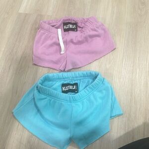 Katie J shorts, two pairs size M